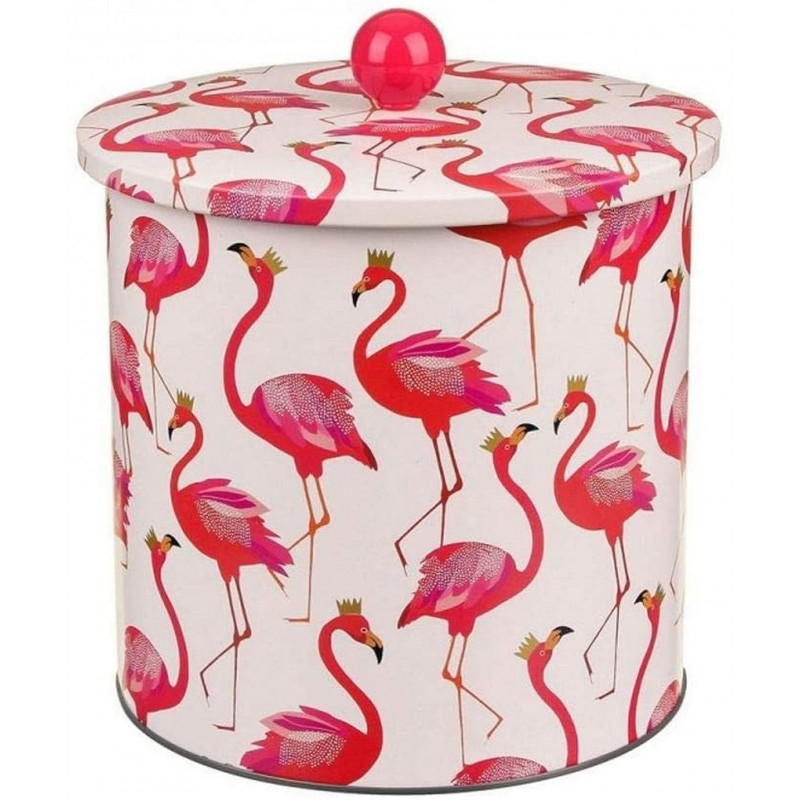 Sara Miller Flamingo Biscuit Barrel, Currently priced at £16.88